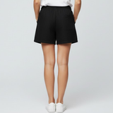 Breathable Cotton Linen Sports Shorts for Women – Loose Fit Wide-Leg Casual Bottoms