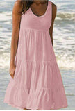 Premium Quality Cami Dress Cool Best-selling Casual Dresses Solid Midi Dress