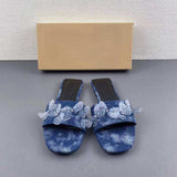 Women's Casual Babouche Open-Back Slide Sandals - Cute and Comfortable Flat Slippers for Ladies