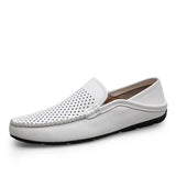 Breathable Handmade Men's Moccasins: Lightweight Genuine Leather Good Quality with Cloud Comfort Tech