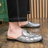 Summer Outdoor Casual Comfortable Slippers Hard Wearing Classic Easy Wear Handsome Tassel Half Loafers for Men