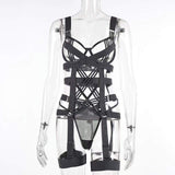Hot Selling European and American Women's Clothing Complex Design Sexy Set