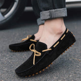 Cowhide Genuine Leather Loafers Driving Casual Leisure Men Moccasin Shoes