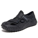 Coolest Design Fashion Comfortable Pure Leather Sandals Summer Outdoor Men Casual Shoes Sandals