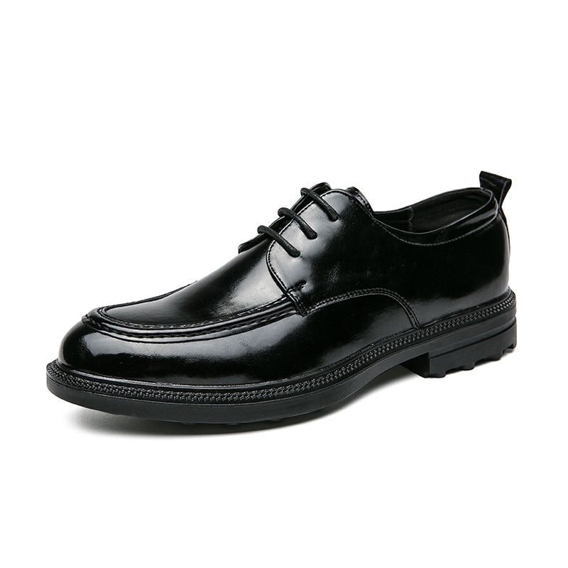 Pointed Toe Lace up Formal Wedding Groom Business Dress Shoes Oxfords Classic Design Hot Selling Men Shoes