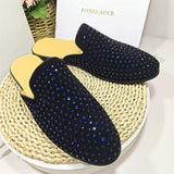 Classic Design Fashion Men Half Shoes Slip on Dress Shoes Casual Half Loafers Men