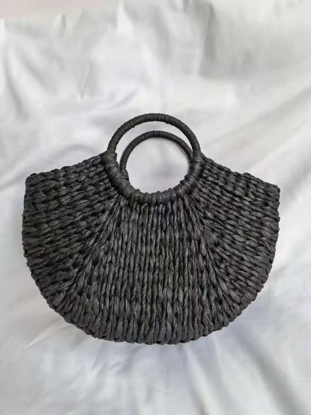 Eco - Friendly Summer Handbags Lady Handmade Pouch Rattan Tote Bag Straw Shopping Bags - Zeprah