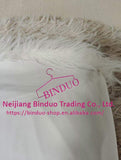 Alluring Strapless Dress New Design Feather off Shoulder French-style Dress Slim-fit Wrap Dress