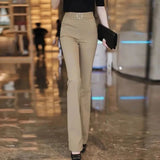 Elegant Harem Pants Casual Simple Suit Pants High - waisted Long Pants - Zeprah