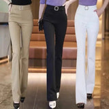 Elegant Harem Pants Casual Simple Suit Pants High - waisted Long Pants - Zeprah