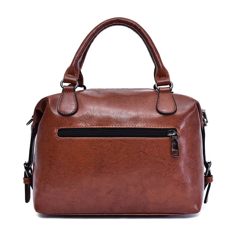 Elegant Trend Women's Tote Handbag Fashionable Ladies Zipper Closure Portable Polyester - Zeprah
