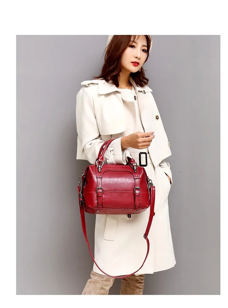 Elegant Trend Women's Tote Handbag Fashionable Ladies Zipper Closure Portable Polyester - Zeprah