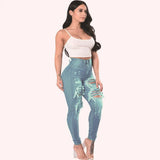 Euro - American Trendy Ripped Jeans for Women High - Waisted Skinny Butt - Lifting Slim Fit - Zeprah