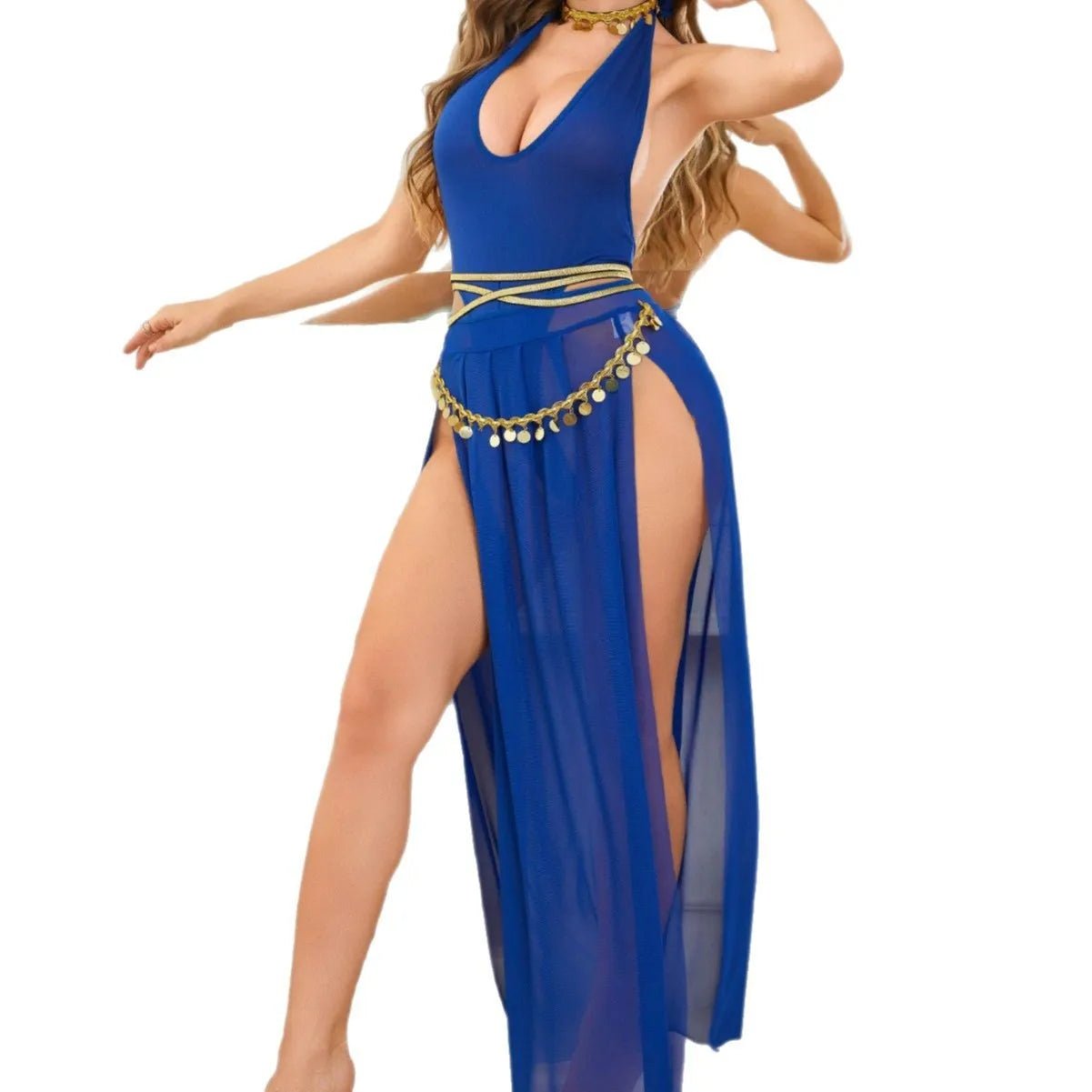 European American New Sexy Lace Breathable Lingerie Female Uniform Role Play Mesh Short Skirt Set - Zeprah