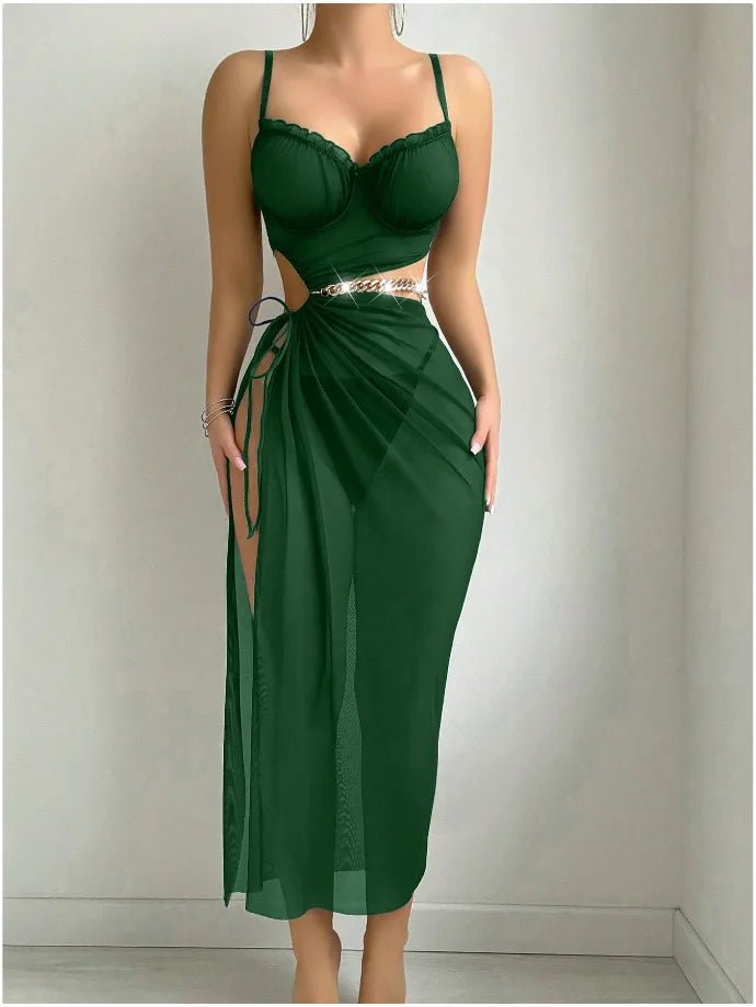 European American New Style Sexy Lingerie Fairy Korean Style Two - Piece Bikini Light Breathable Thin - Zeprah
