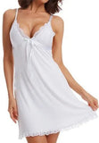 European American Sexy Lingerie Home Sleepwear Backless Nightdress Bra Lace Edge Temptation Allure Light - Zeprah