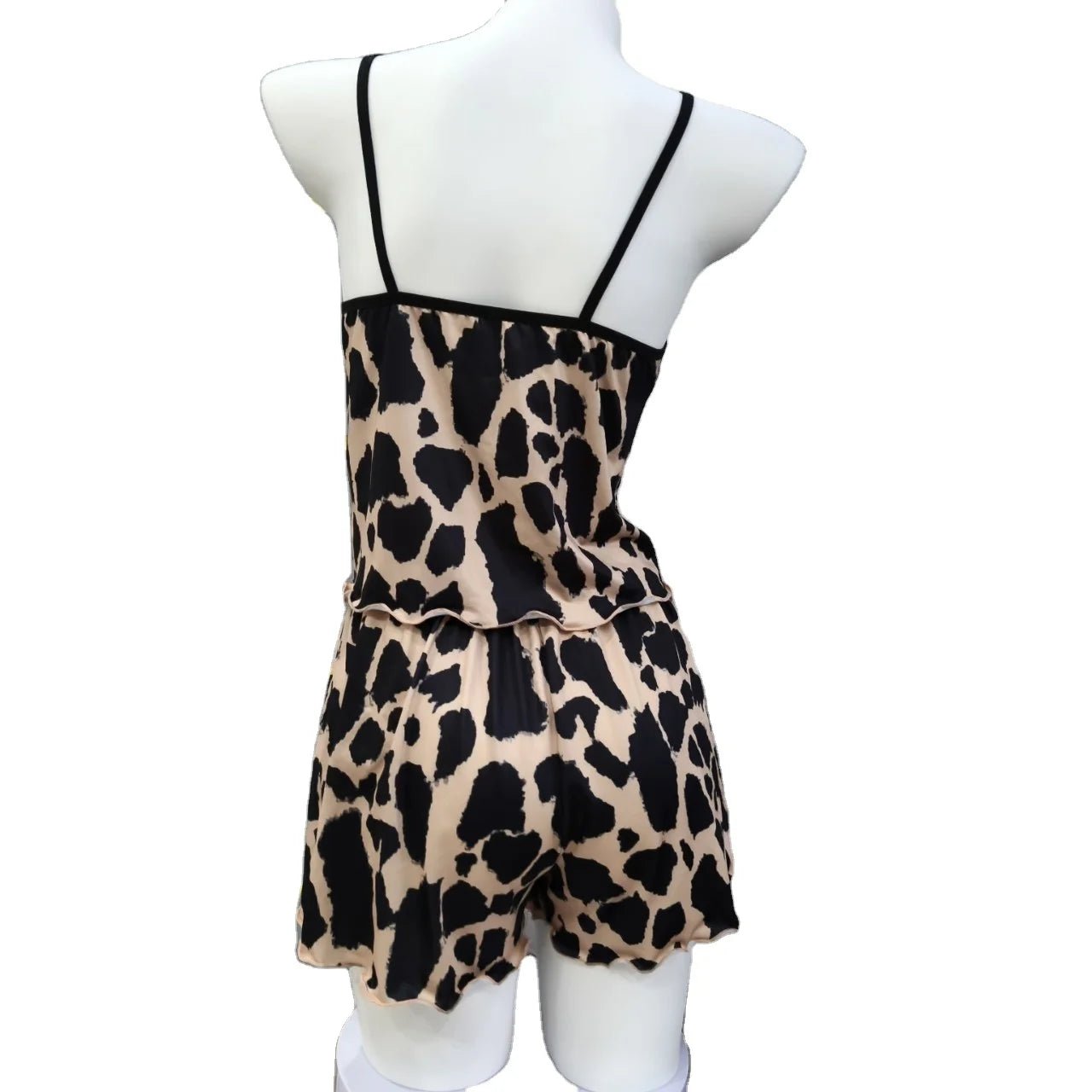 European American Style Lightweight Letter Pattern Women's Pajamas Sexy Wearable Thin Strap High - Rise Summer - Zeprah