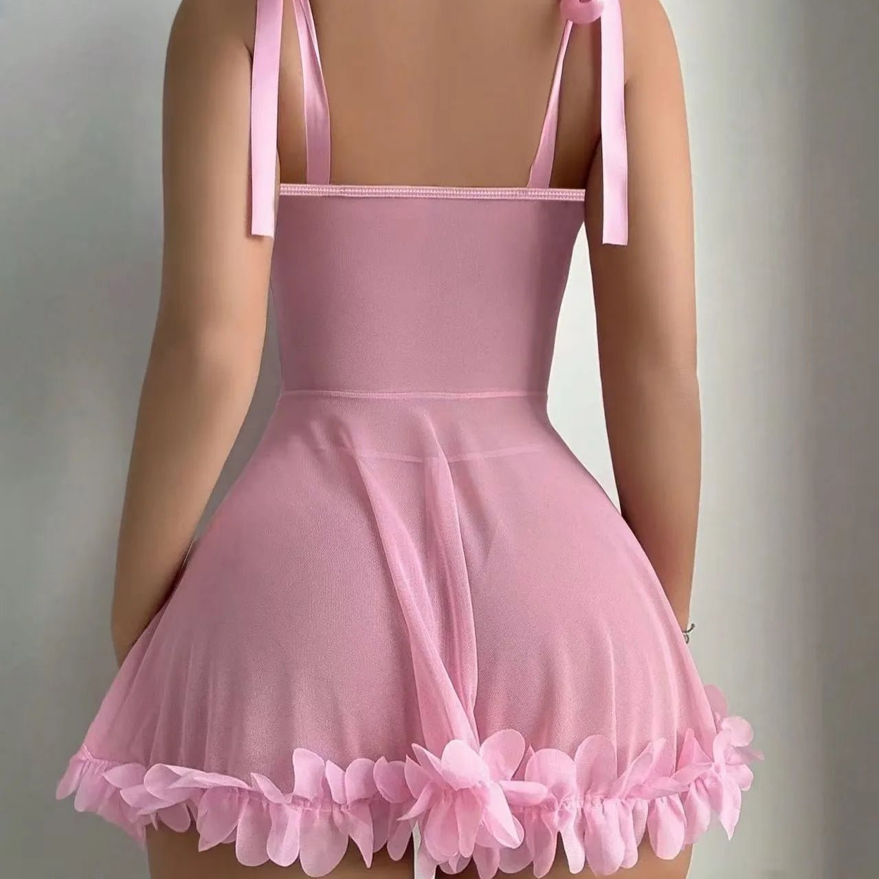 European American Style Sexy Summer Nightdress Women's Skinny Collarless Chest Pad Comfortable Sweet Style Loungewear - Zeprah