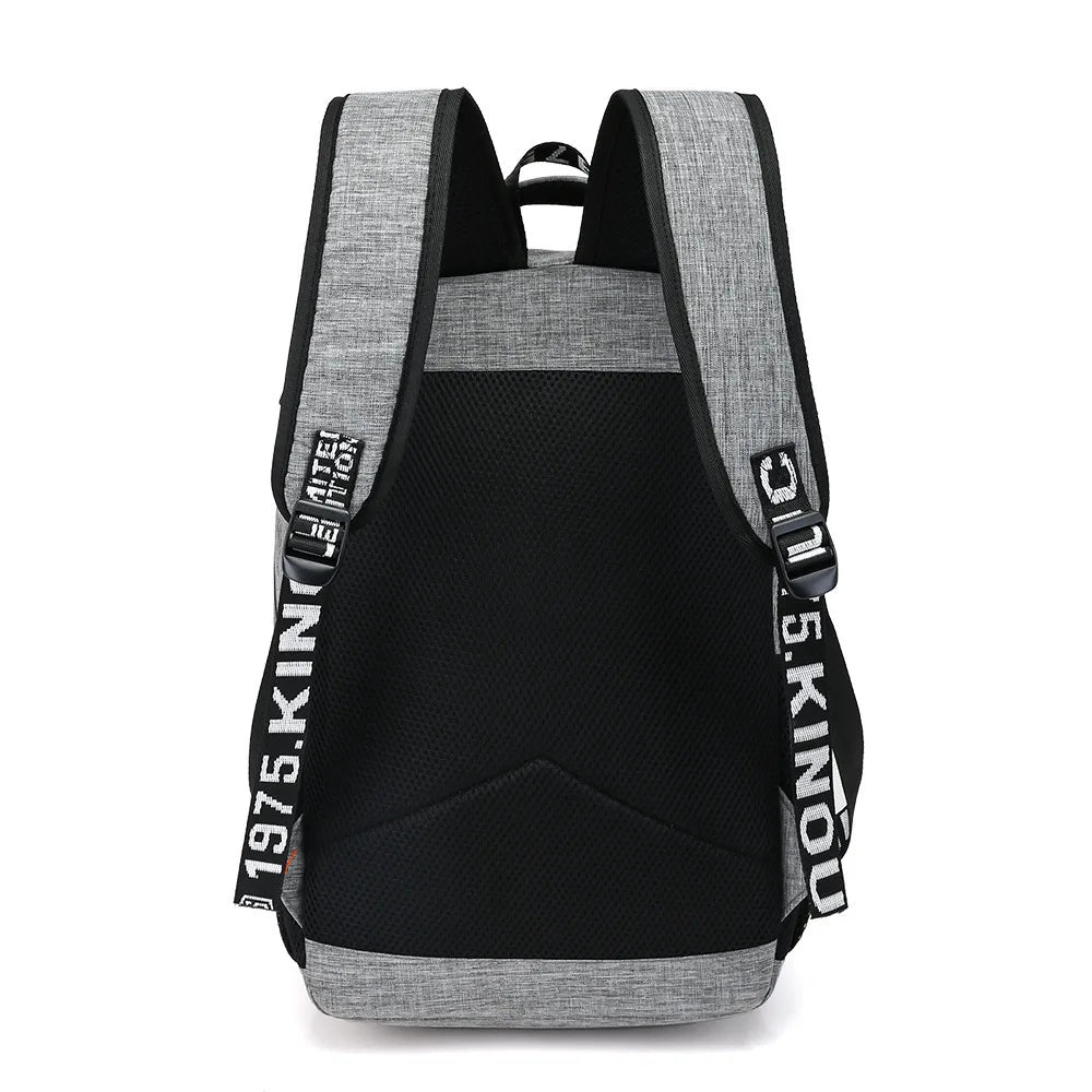 European Market Recycled Polyester School Travel Business Laptop Backpack Unisex Handiness USB Charger Port Waterproof - Zeprah