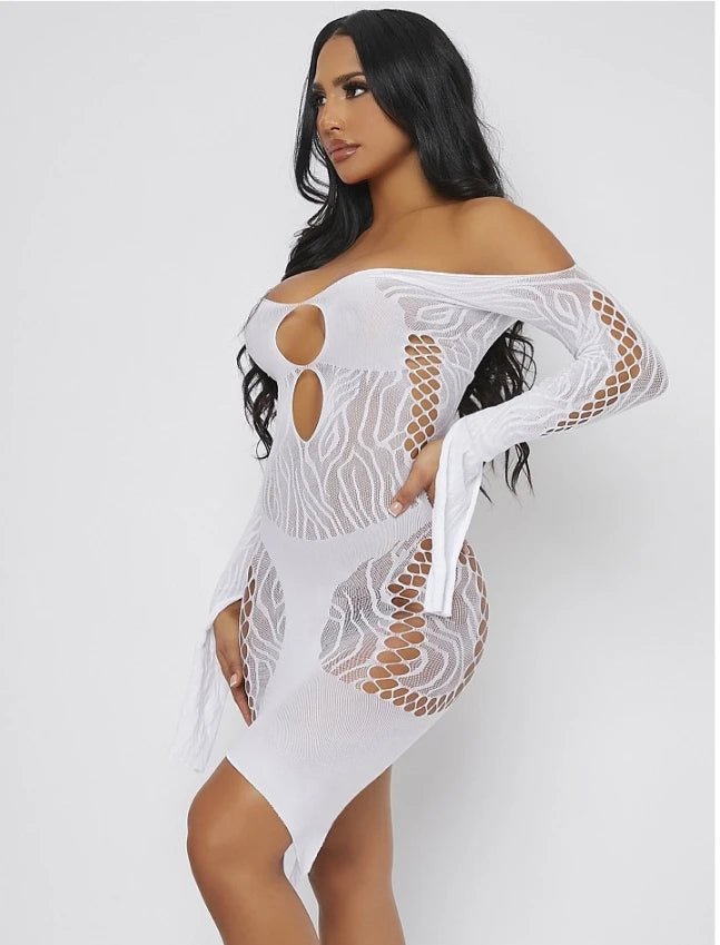 extreme Sexy Lingerie With Long Sleeves Transparent Bodystocking Lingerie - Zeprah