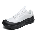 Mens Trail Running Shoes All Terrain Hiking Sneakers Breathable Athletic Walking Shoe with Gum Rubber Sole