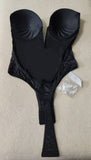 Women Backless Bra Body Shape Seamless U Plunge Bodysuit Bridal Corset for Wedding Slimming Underwear Corsets With Hollow Out