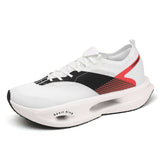 Vibrant Breathable Mesh Upper Mens Running Shoes Hollow Out Cushioning Sole Lightweight Athletic Gym Walking Sneakers