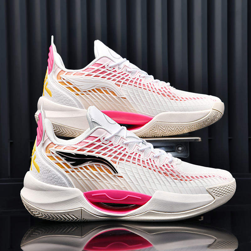 Breathable Luminous Mesh Upper Superior Grip and Stability Sports Sneakers Responsive comfort Hardwood Court Basketball Shoes