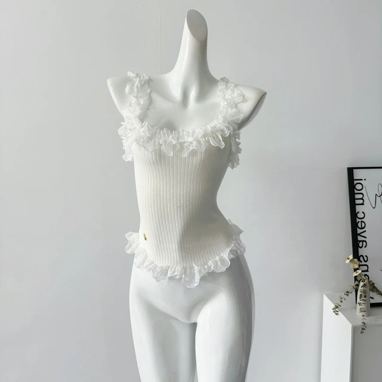 Factory Sale Full Coverage Perfect Comfortable Vest Top Crop Tops for Women Lace Camisole - Zeprah