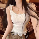 Factory Sale Full Coverage Perfect Comfortable Vest Top Crop Tops for Women Lace Camisole - Zeprah