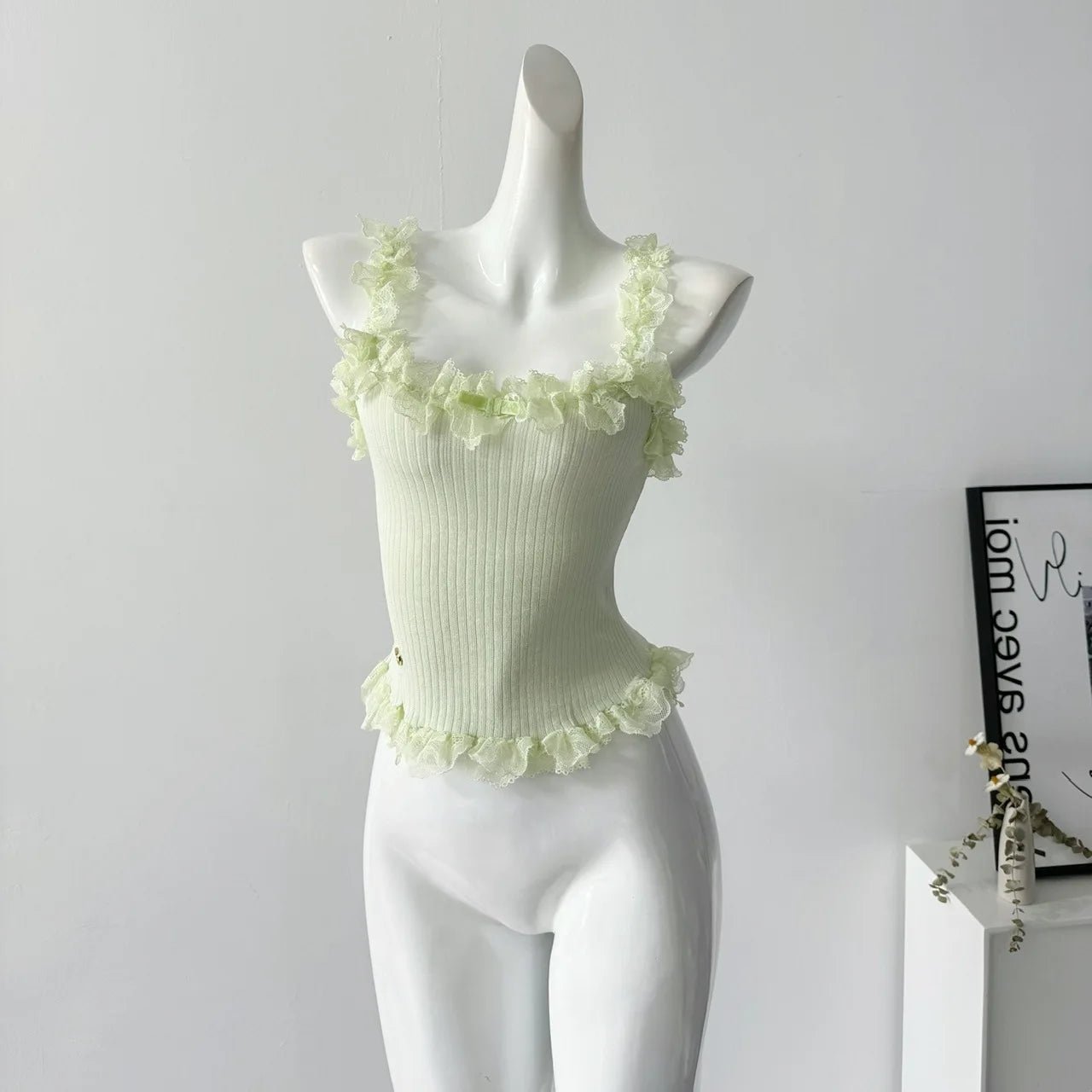 Factory Sale Full Coverage Perfect Comfortable Vest Top Crop Tops for Women Lace Camisole - Zeprah