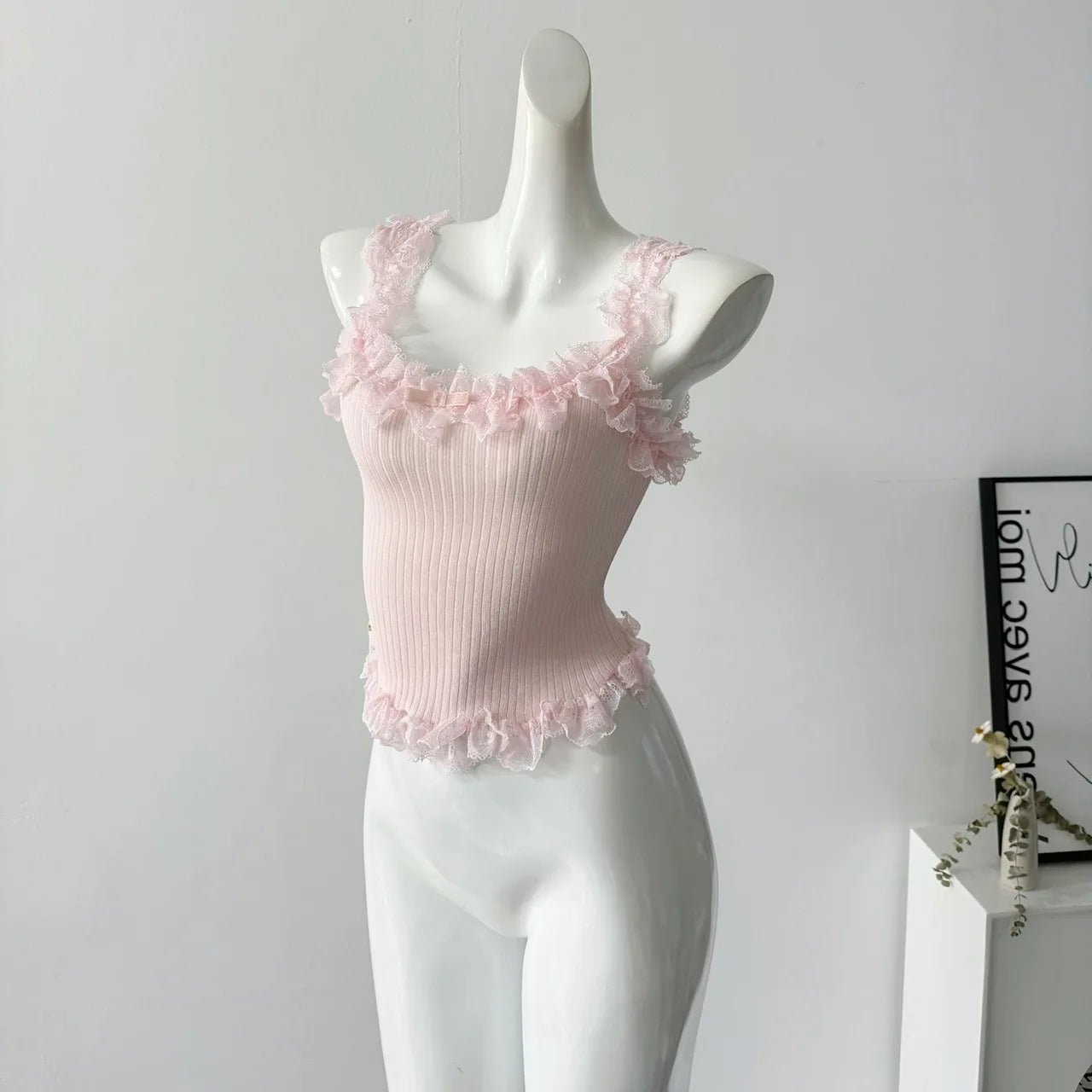 Factory Sale Full Coverage Perfect Comfortable Vest Top Crop Tops for Women Lace Camisole - Zeprah