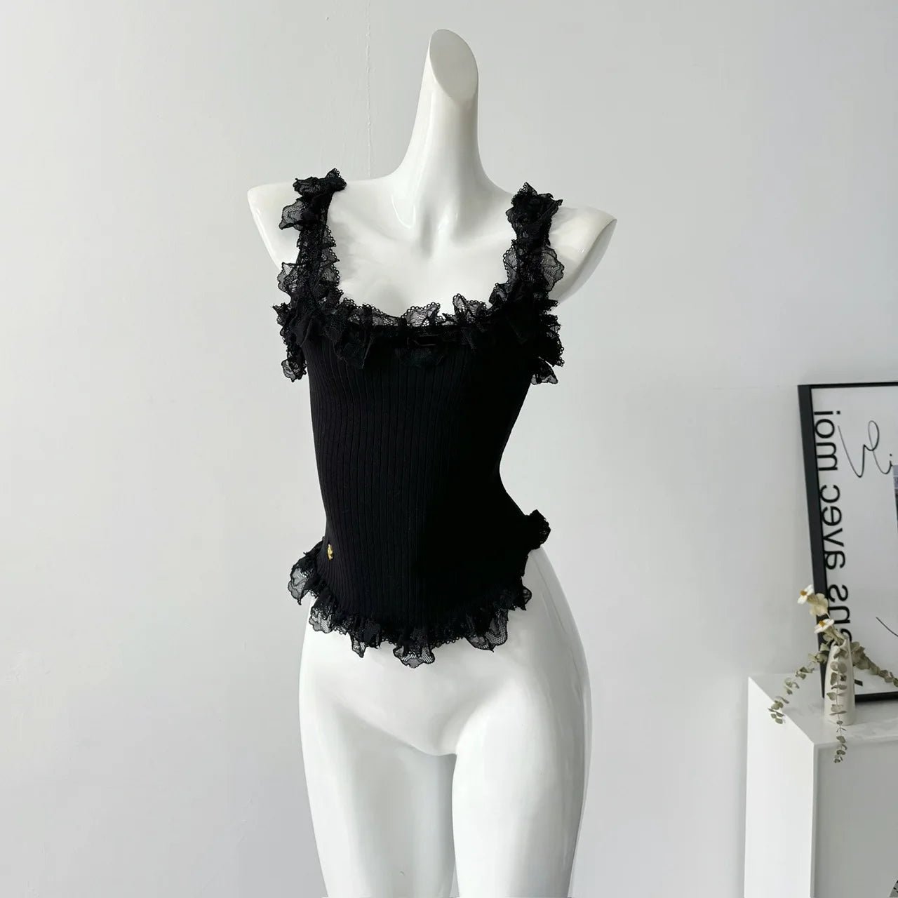 Factory Sale Full Coverage Perfect Comfortable Vest Top Crop Tops for Women Lace Camisole - Zeprah