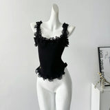 Factory Sale Full Coverage Perfect Comfortable Vest Top Crop Tops for Women Lace Camisole - Zeprah