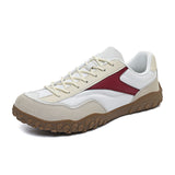 Mens Breathable Trail Walking Shoes Suede Low Top Trainers for Outdoor Casual and Everyday Comfort