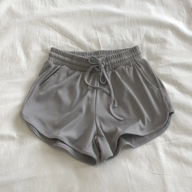 Fashion High Waist Scrunch Butt Ruffle Love Roses Booty Shorts Women Shorts 2024 in Stock Summer Velvet Cheap - Zeprah