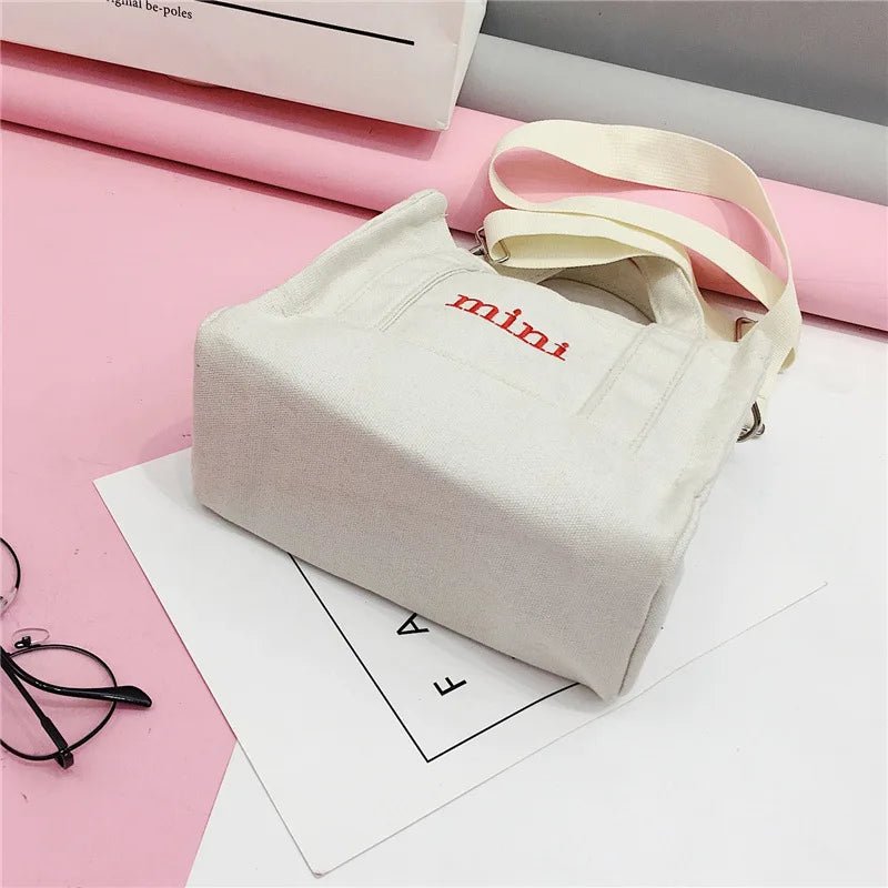 Fashion Small Letter Design Single Shoulder Shopping Bag Practical Mini Handbags for Women - Zeprah