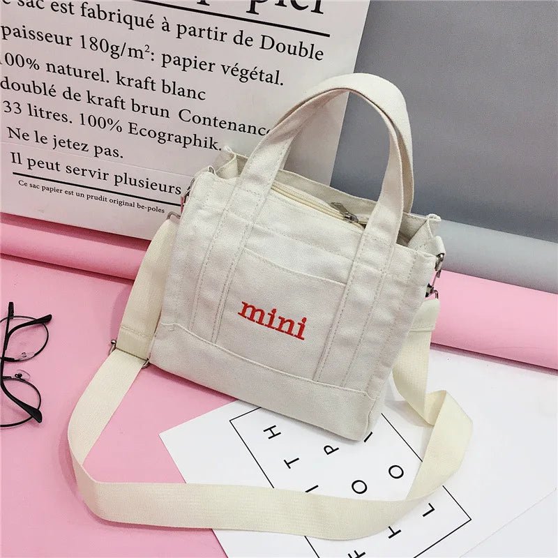 Fashion Small Letter Design Single Shoulder Shopping Bag Practical Mini Handbags for Women - Zeprah