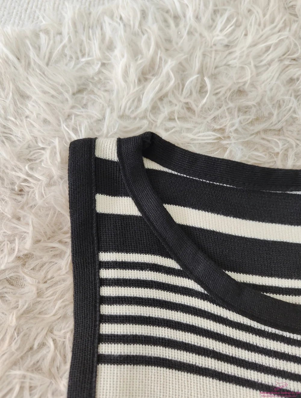 Fashion Stripe Spring Summer Top Camisole Shirt All - Match Upper Garment Waistcoat Soft Short Knitted Unisex Woman Man Vest - Zeprah