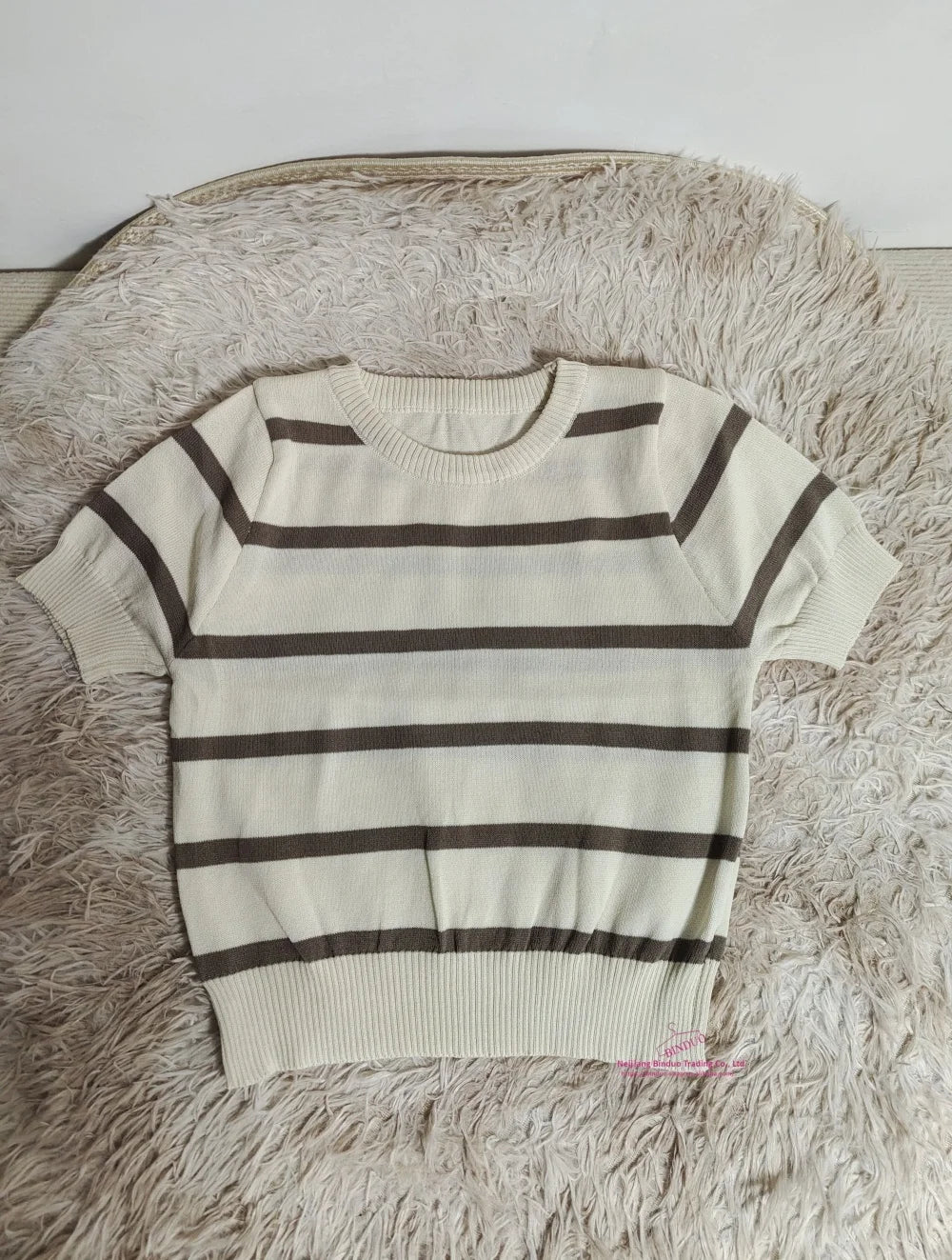 Fashionable Short - sleeved Blouse Best Sale Tops for Women Knitted Short Sleeve T-shirt - Zeprah