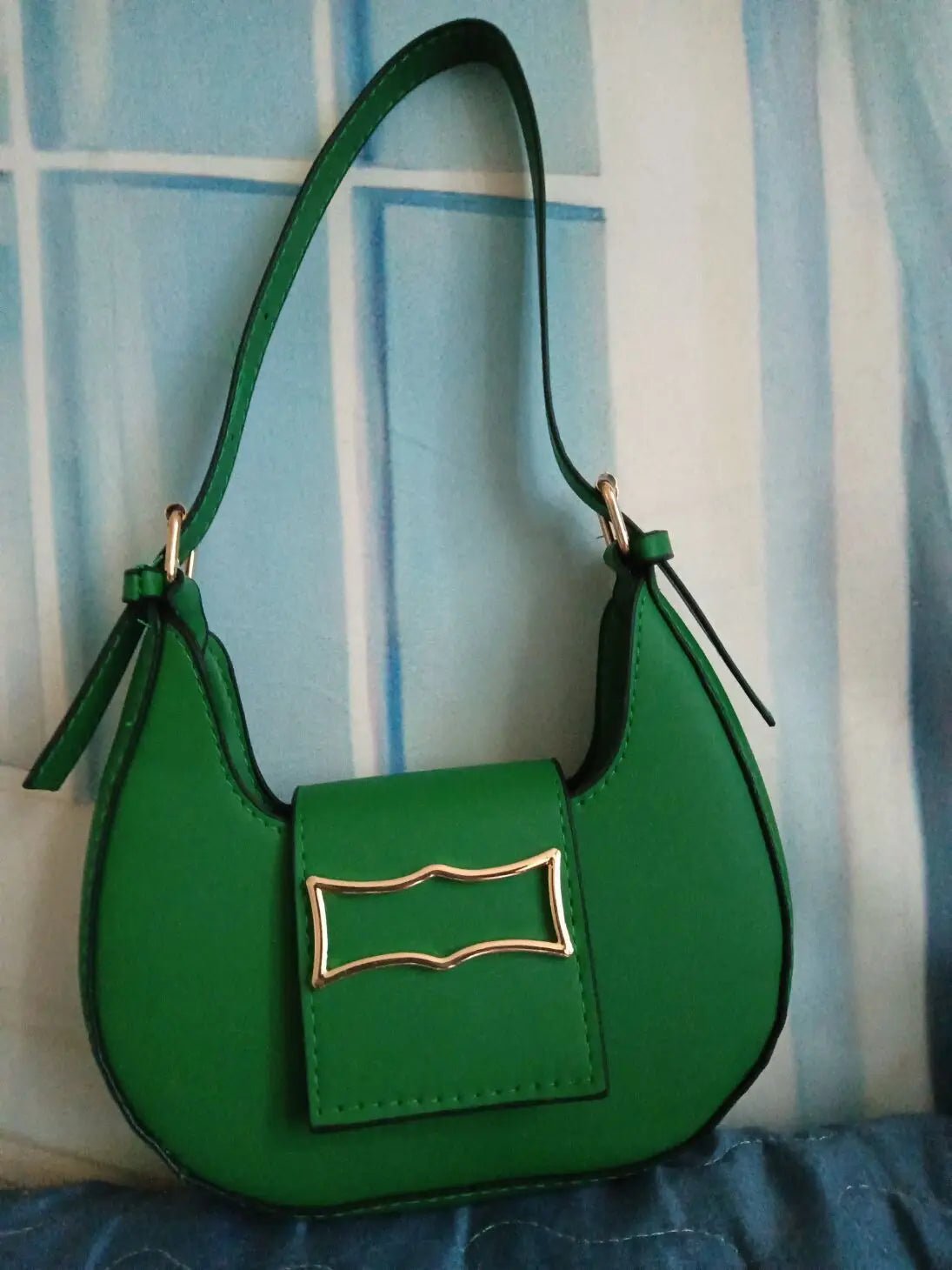 Fashionable Shoulder Bag Versatile Chic Armpit Bag Popular Moon - Shaped Bag - Zeprah