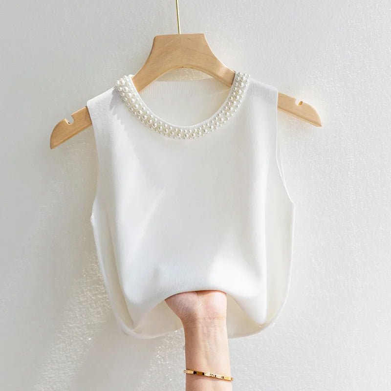 Fashionable tank Top Knitted Camisole Casual Going Out Tops - Zeprah