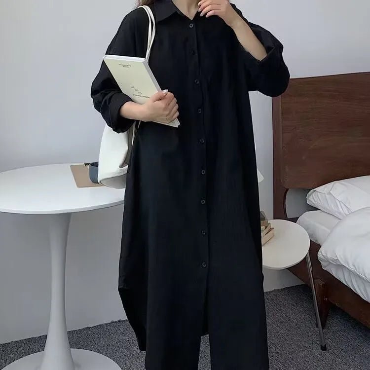 Fashionable Tunic Simple New Design Woman's Shirt Bestselling Plus Size Long - Line Shirt - Zeprah