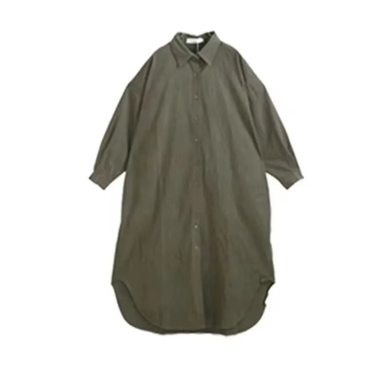 Fashionable Tunic Simple New Design Woman's Shirt Bestselling Plus Size Long - Line Shirt - Zeprah