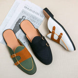 Faux Suede Leather Summer Comfortable Casual Mocassins Leisure Fashion Half Loafer Shoes for Men