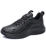 Leather Upper Sneaker with Innovative Cushioning Sole and Breathable Interior Lining for Daily Comfort