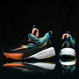 Professional Men Outdoor Sports Sneakers Blank Leather Basketball Shoes