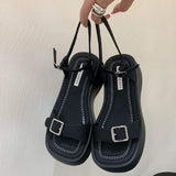 Women's Casual Open-Toe Thick Sole Platform Sandals - Perfect for Summer Style