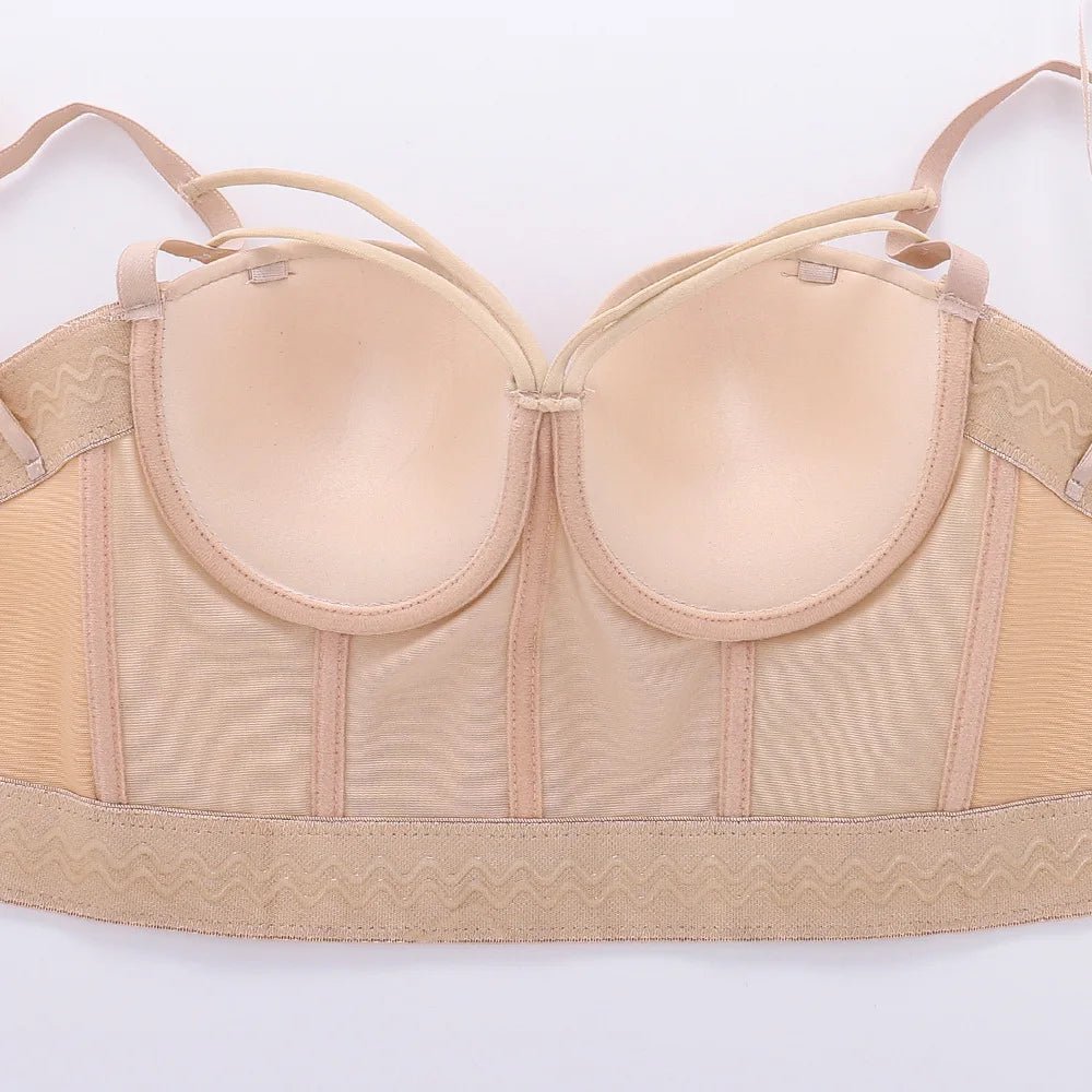 Fishbone Support Push - up Women's Shaping Bra Waist Control Shaper Women's Sexy Daily Corset - Zeprah