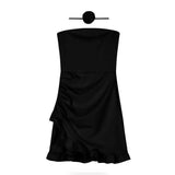 Flounce Women's Dresses Innocent - Seductive Style Hip Skirt Simple Ball Gown - Zeprah